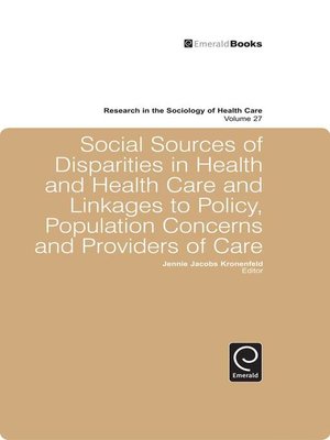 cover image of Research in the Sociology of Health Care, Volume 27